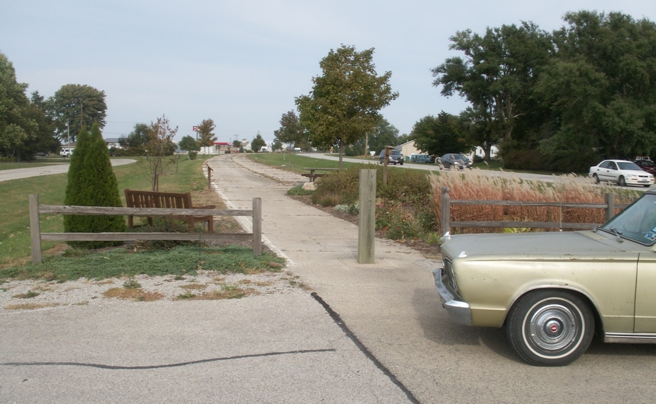 Old Route 66 pavement park.