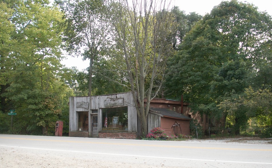 Old filling station.