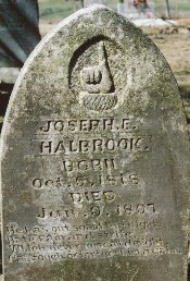 Joseph Halbrook Tombstone